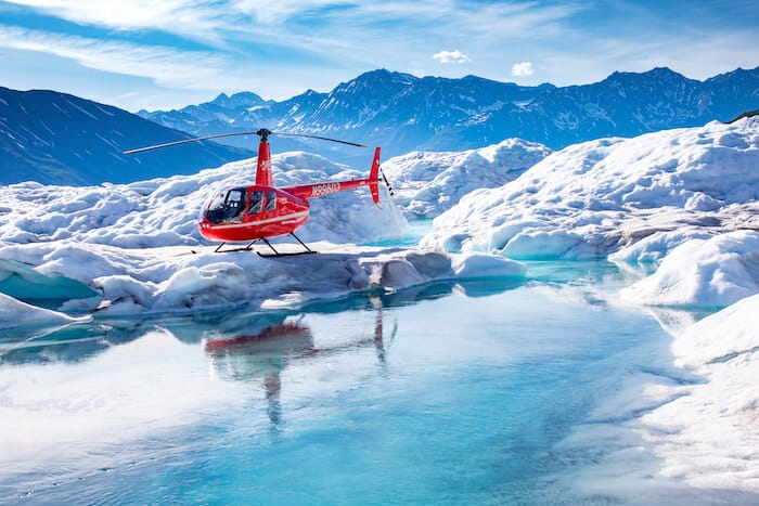 Helicopter Tour to a Glacier