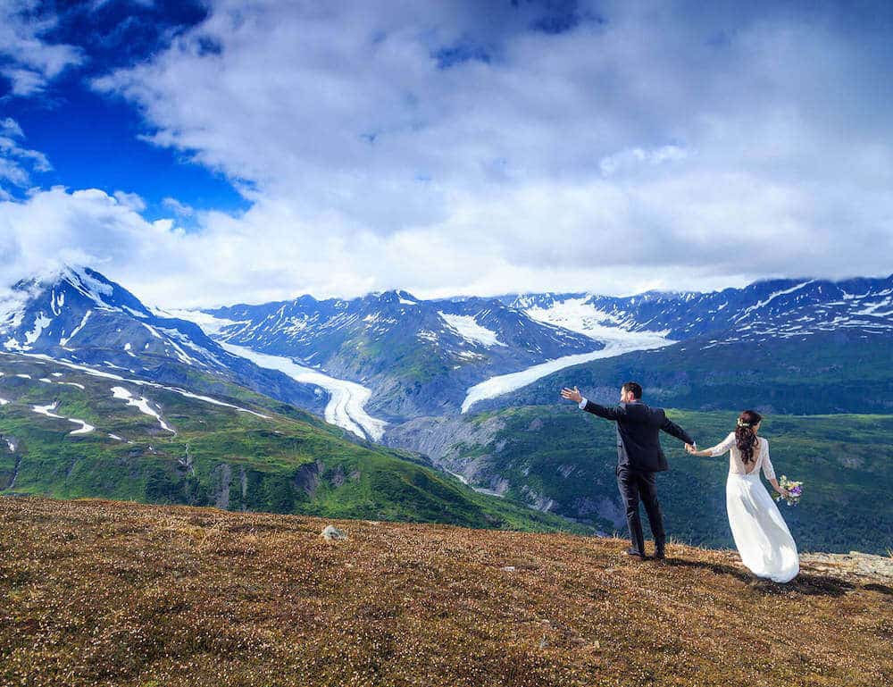 Alaska Wedding on Glacier