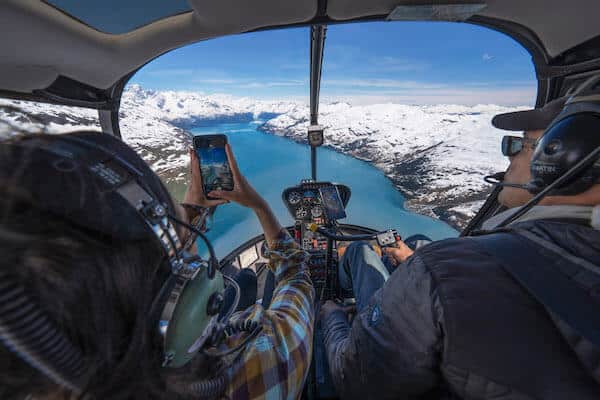 flying and filming from alaska helicopter