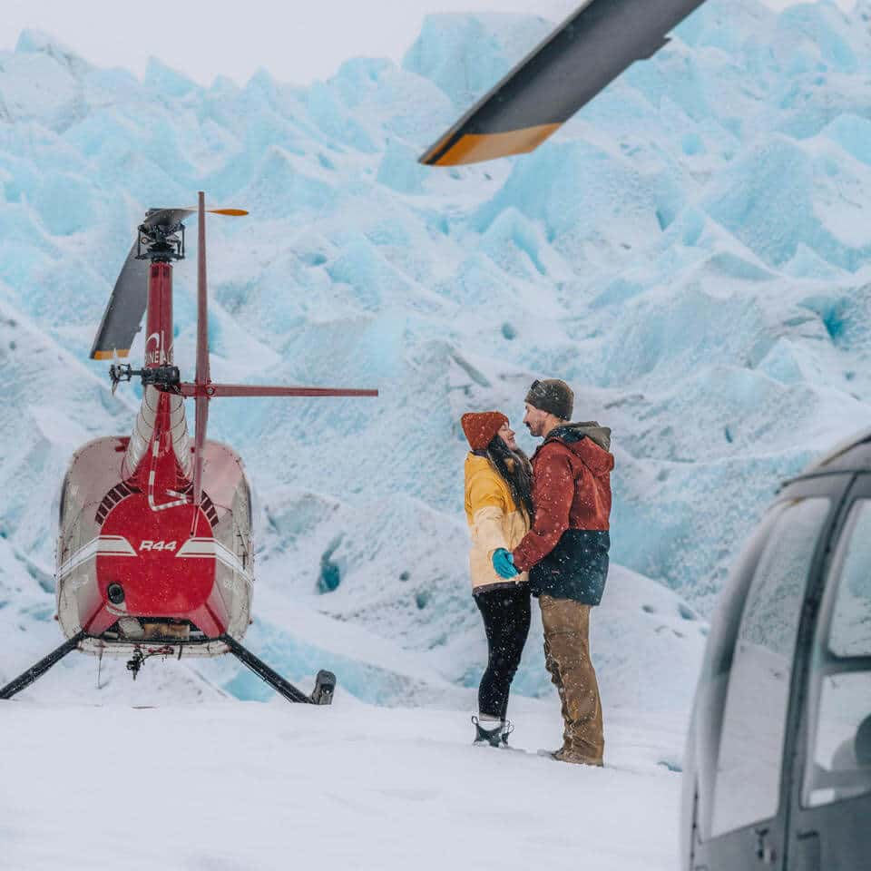Glacier visit in Alaska